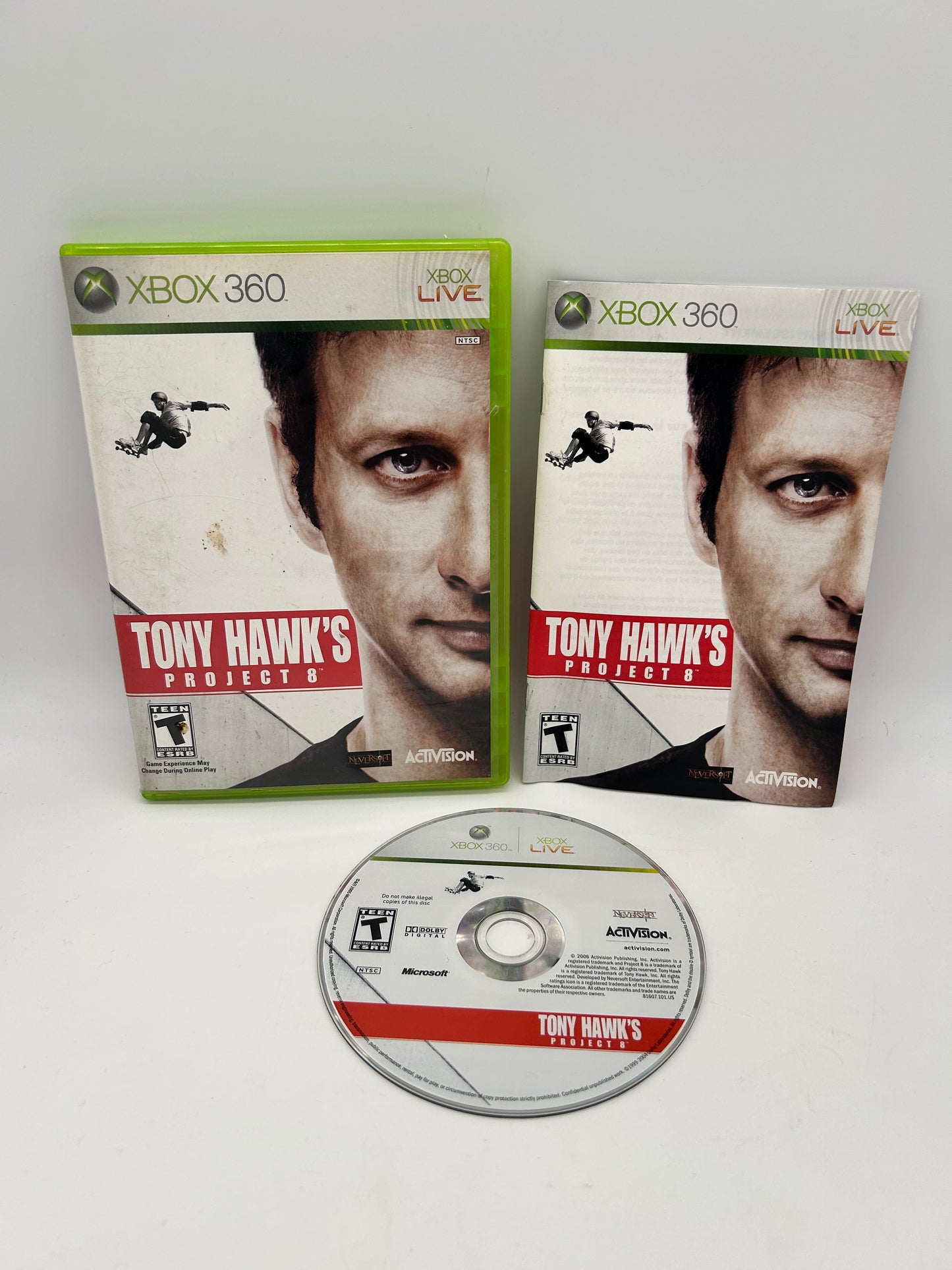 PiXEL-RETRO.COM : MICROSOFT XBOX 360 COMPLETE CIB BOX MANUAL GAME NTSC TONY HAWK'S PROJECT 8