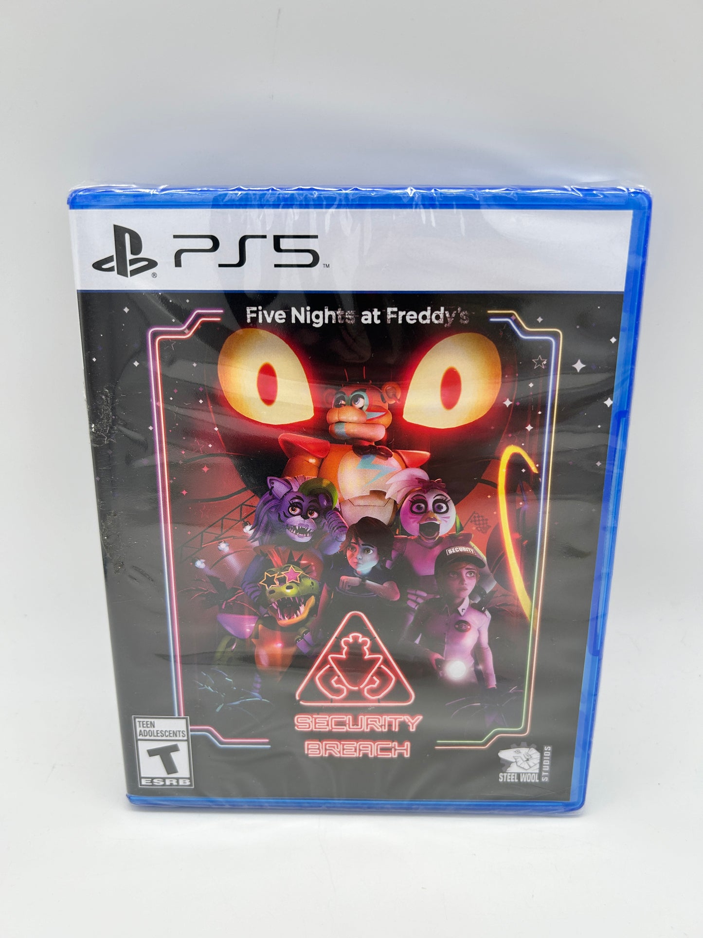 PLAYSTATION 5 (PS5) COMPLETE CIB BOX MANUAL GAME NTSC FIVE NIGHT AT FREDDY'S SECURITY BREACH