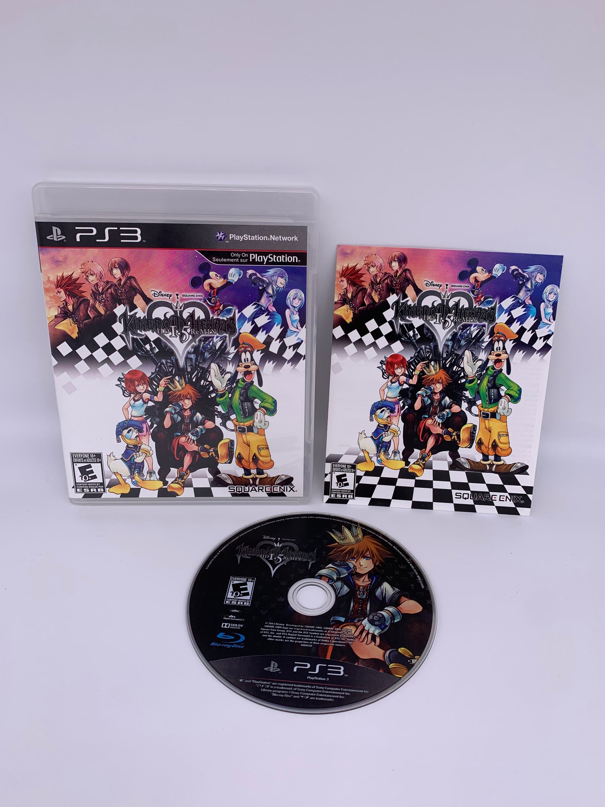 PiXEL-RETRO.COM : SONY PLAYSTATION 3 (PS3) COMPLET CIB BOX MANUAL GAME NTSC KINGDOM HEARTS HD 1.5 REMIX