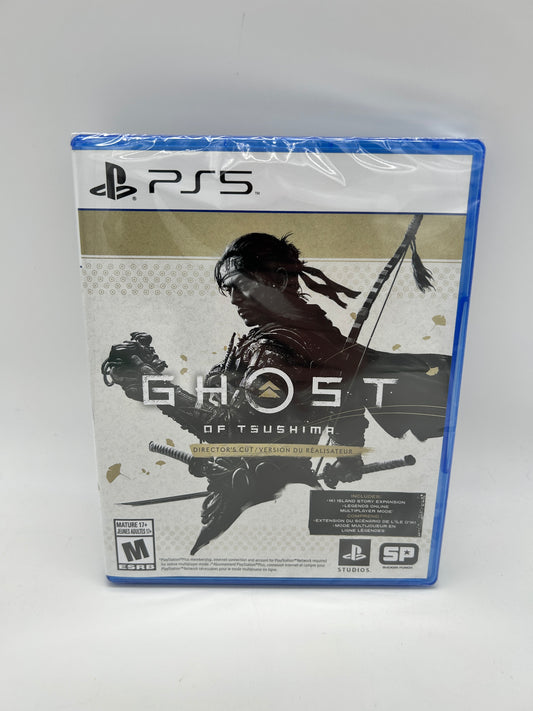 PLAYSTATION 5 (PS5) COMPLETE CIB BOX MANUAL GAME NTSC GHOST OF TSUSHIMA DIRECTOR'S CUT