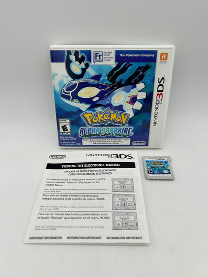 PiXEL-RETRO.COM : NINTENDO 3DS (3DS) COMPLETE CIB BOX MANUAL GAME NTSC POKEMON ALPHA SAPPHIRE