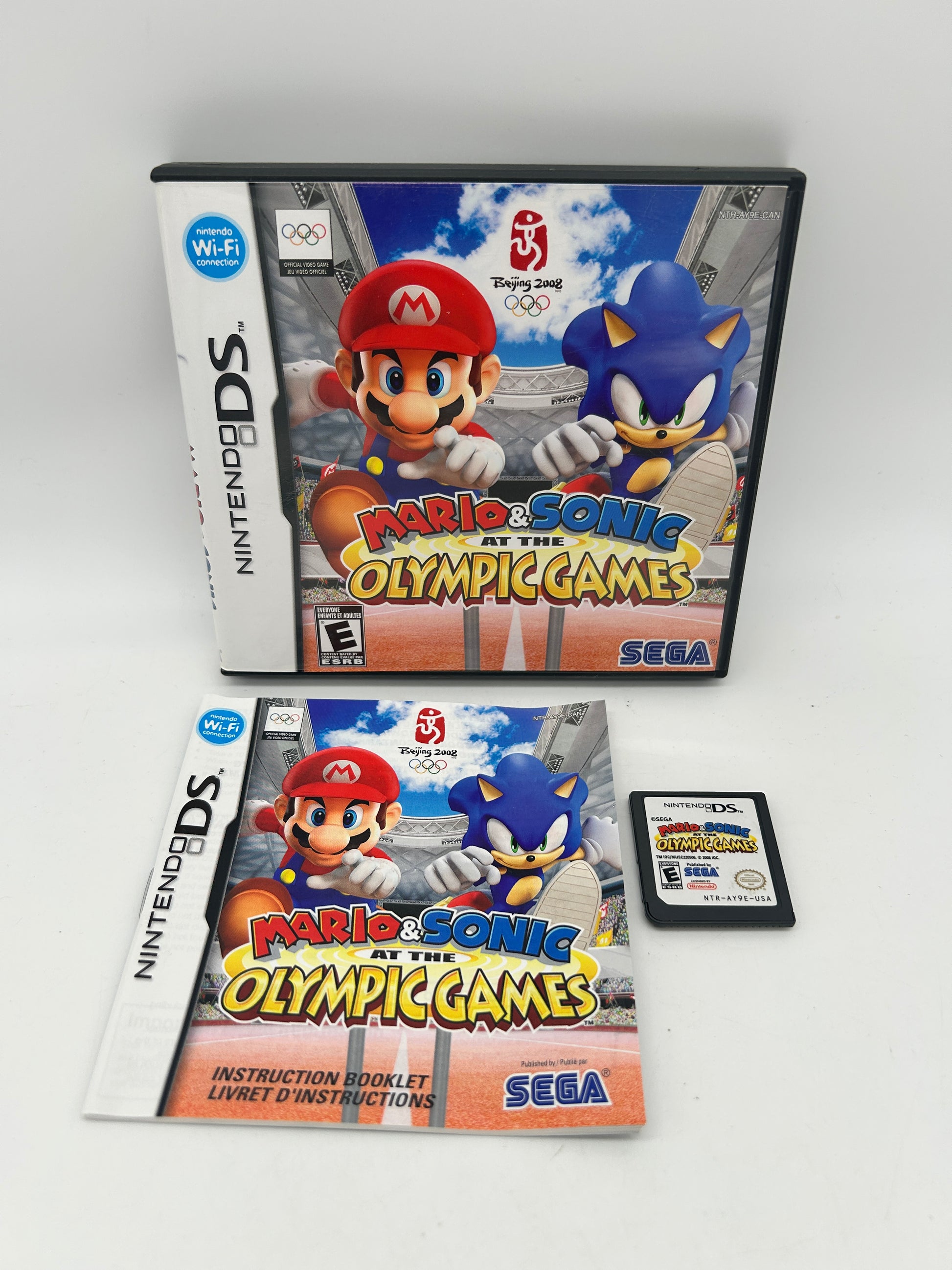 PiXEL-RETRO.COM : NINTENDO DS GAME NTSC MARIO & SONIC AT THE OLYMPICS GAMES BEIJING 2008