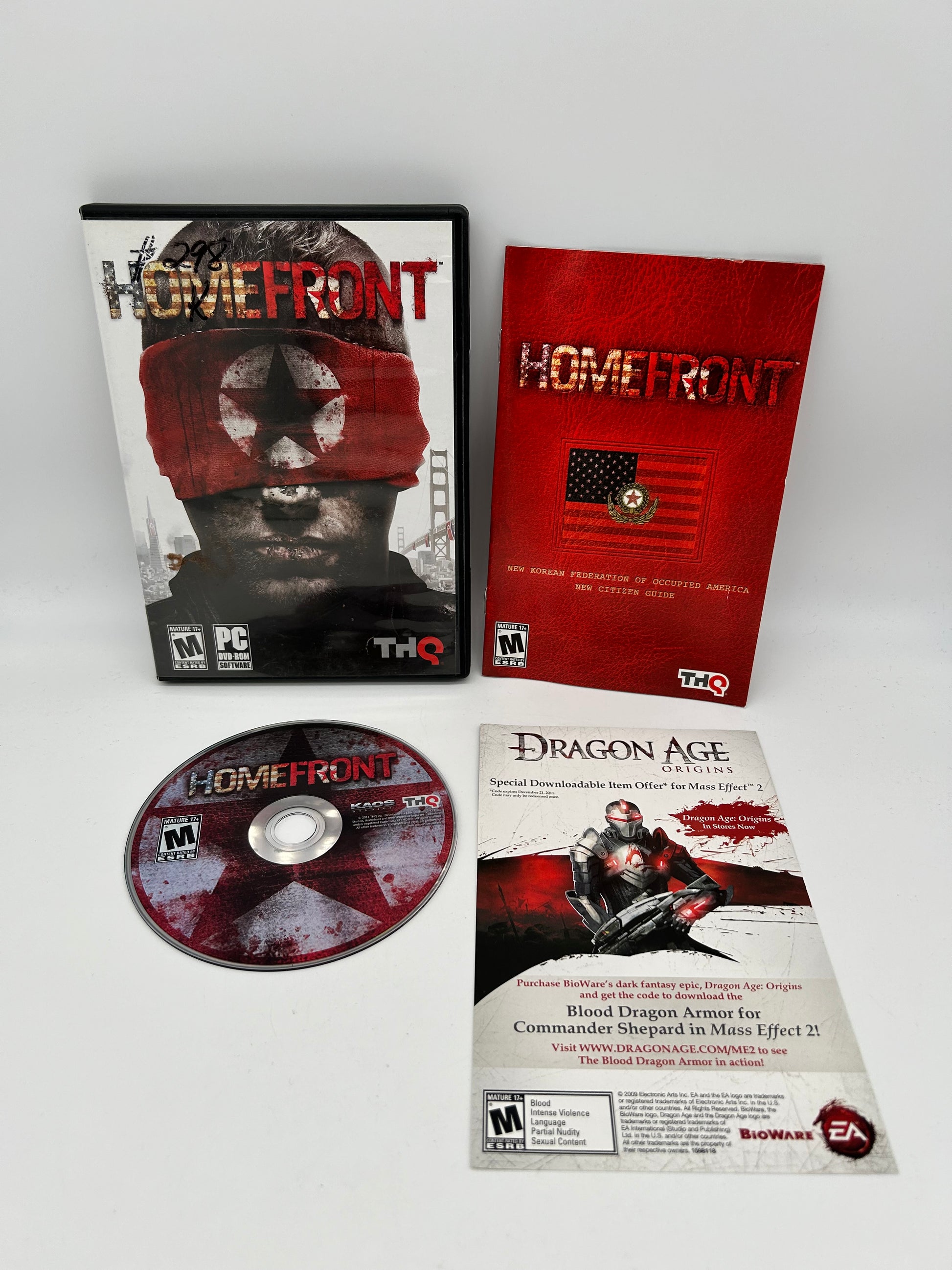 PiXEL-RETRO.COM : COMPUTER (PC) COMPLETE CIB BOX MANUAL GAME NTSC HOMEFRONT