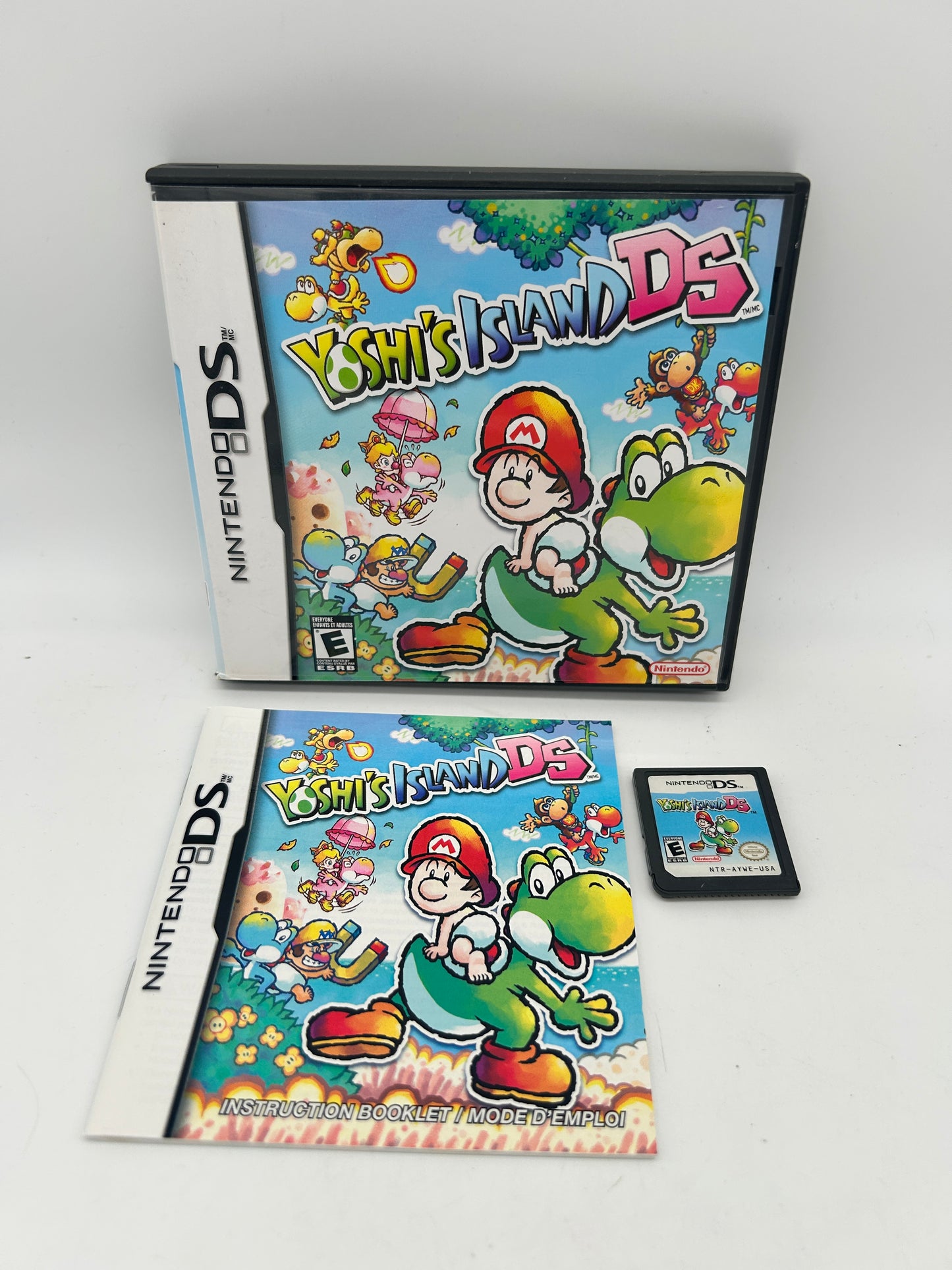 PiXEL-RETRO.COM : NINTENDO DS COMPLET CIB BOX MANUAL GAME NTSC YOSHI'S ISLAND DS