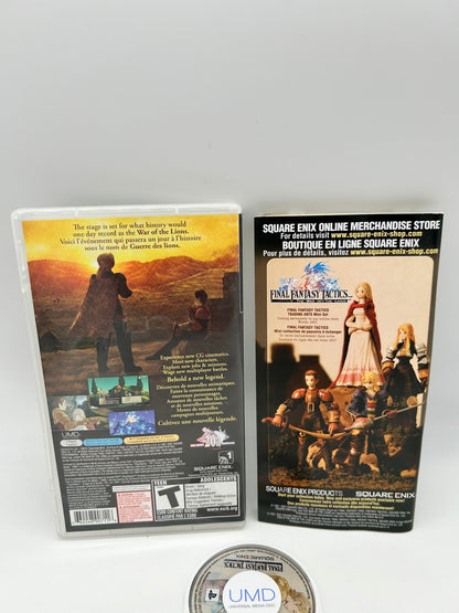 SONY PLAYSTATiON PORTABLE [PSP] | FiNAL FANTASY TACTiCS THE WAR OF THE LIONS