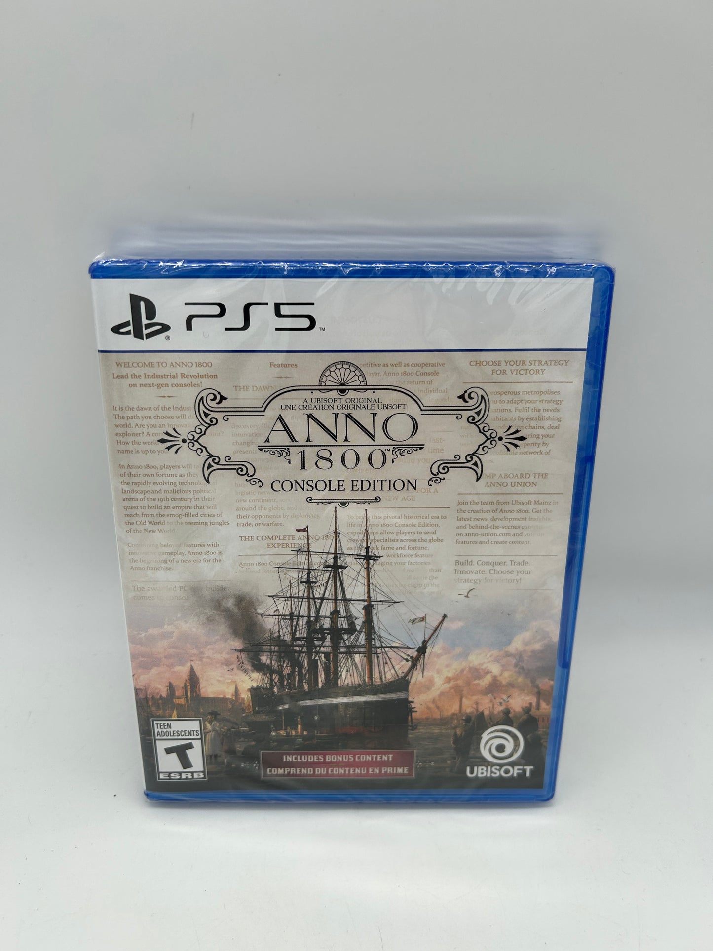 PiXEL-RETRO.COM : SONY PLAYSTATION 5 (PS5) COMPLETE CIB BOX MANUAL GAME NTSC ANNO 1800