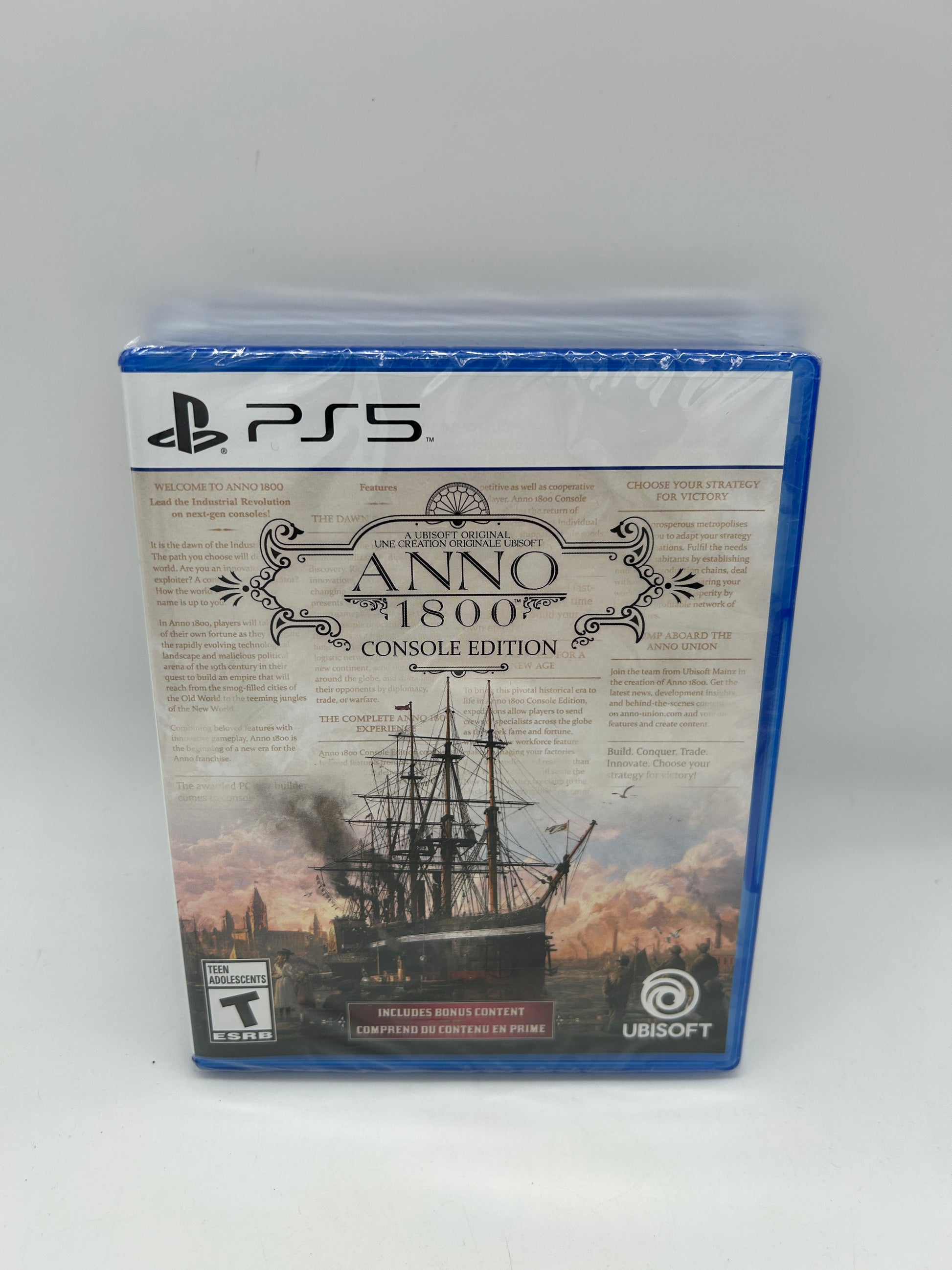 PiXEL-RETRO.COM : SONY PLAYSTATION 5 (PS5) COMPLETE CIB BOX MANUAL GAME NTSC ANNO 1800