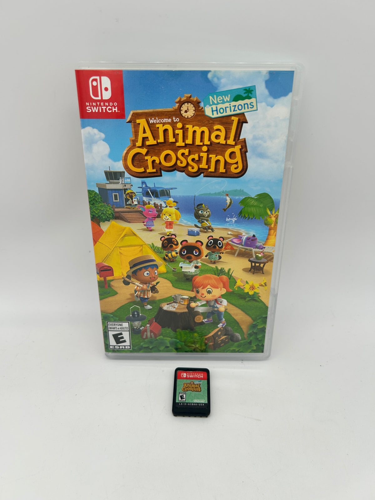 PiXEL-RETRO.COM : NINTENDO SWITCH BOX COMPLETE MANUAL GAME NTSC ANIMAL CROSSING NEW HORIZON