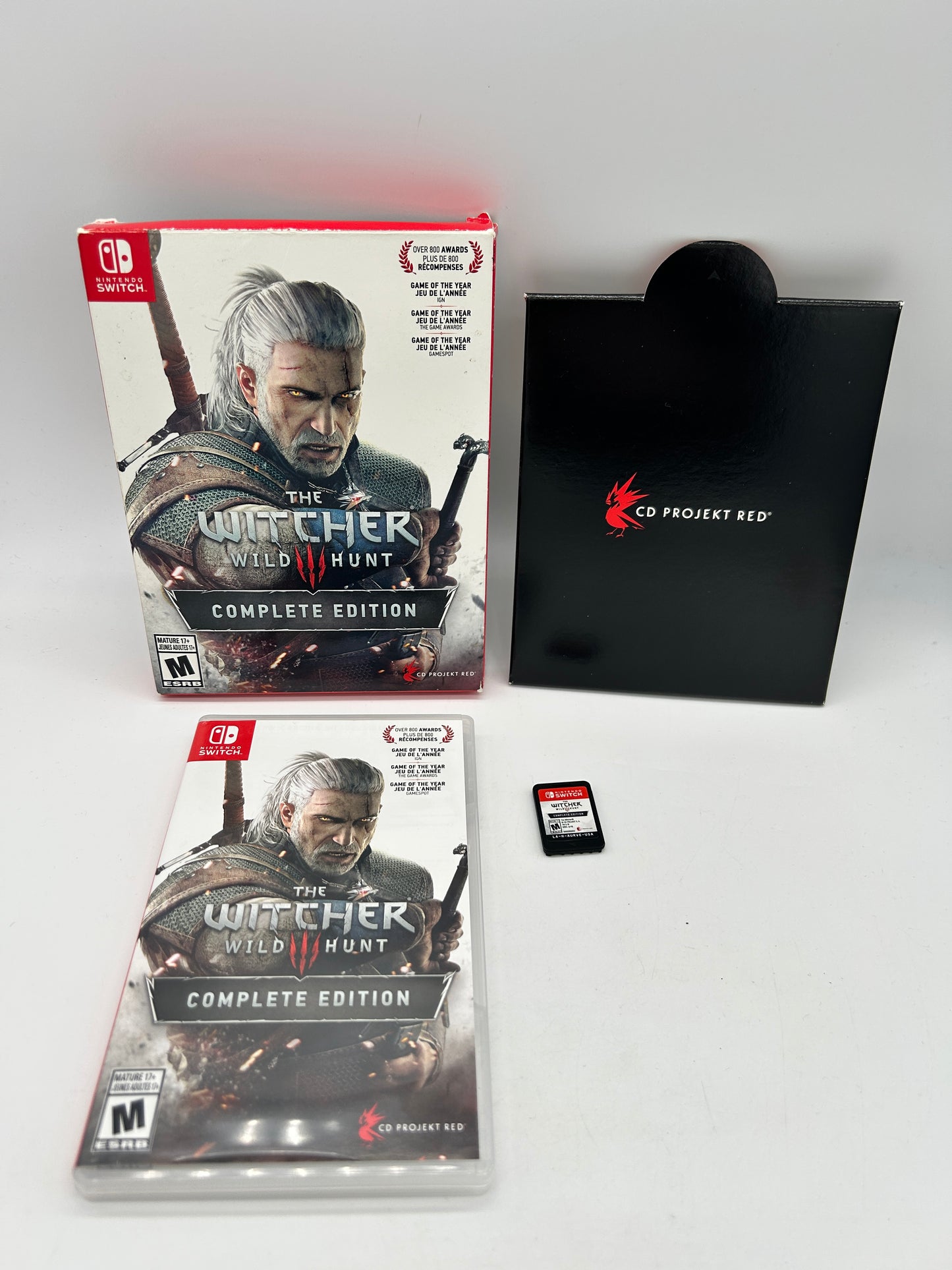 PiXEL-RETRO.COM : NINTENDO SWITCH NEW SEALED IN BOX COMPLETE MANUAL GAME NTSC THE WITCHER III WILD HUNT COMPLETE EDITION