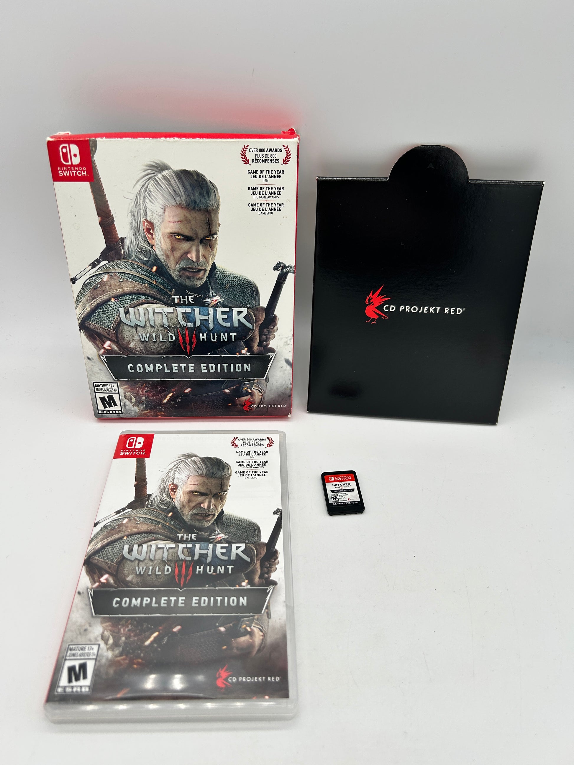 PiXEL-RETRO.COM : NINTENDO SWITCH NEW SEALED IN BOX COMPLETE MANUAL GAME NTSC THE WITCHER III WILD HUNT COMPLETE EDITION