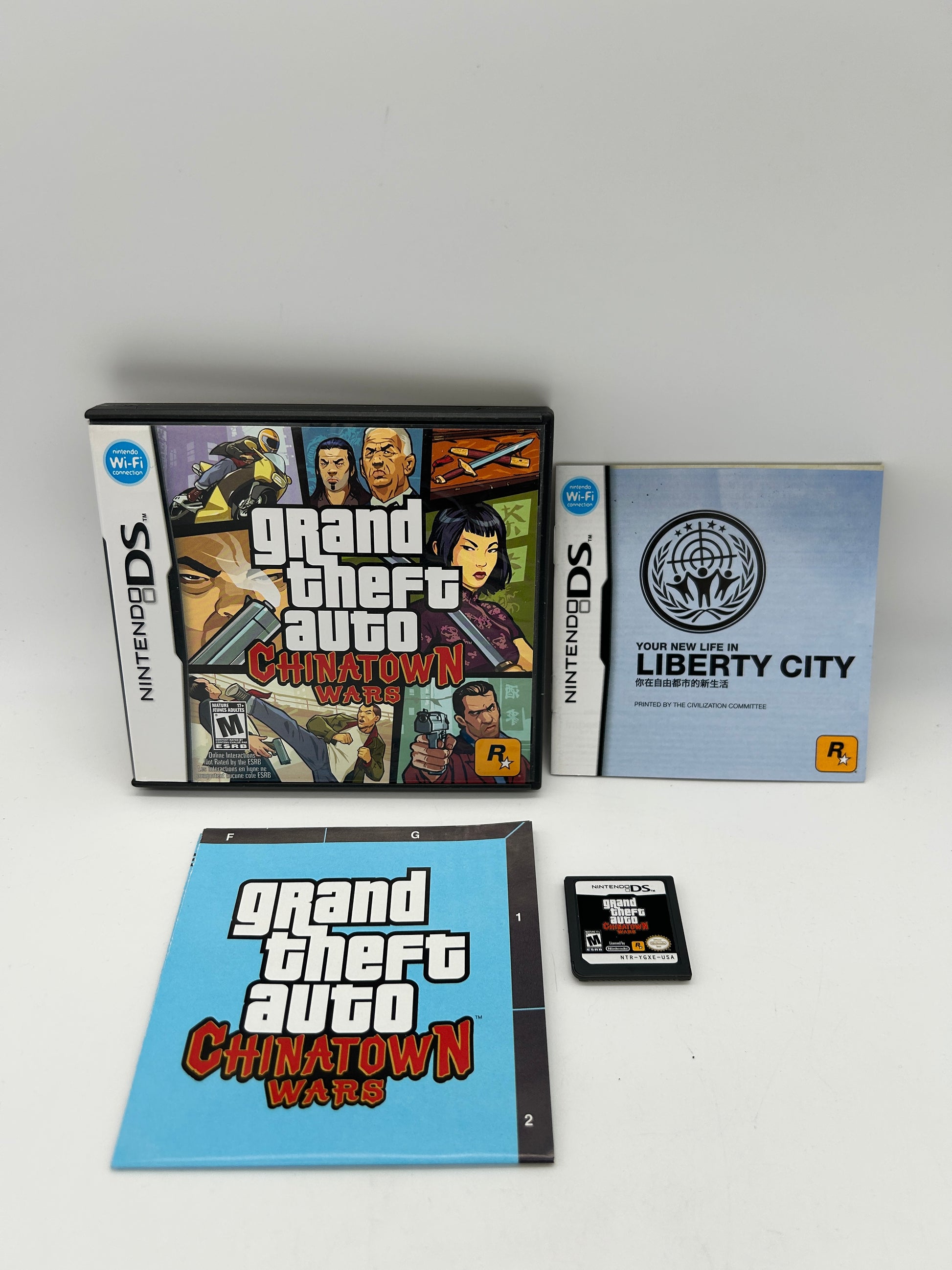 PiXEL-RETRO.COM : NINTENDO DS (DS) COMPLETE CIB BOX MANUAL GAME NTSC GRAND THEFT AUTO CHINATOWN WARS