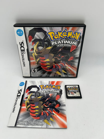 PiXEL-RETRO.COM : NINTENDO DS (DS) COMPLETE CIB BOX MANUAL GAME NTSC POKEMON VERSION PLATINUM