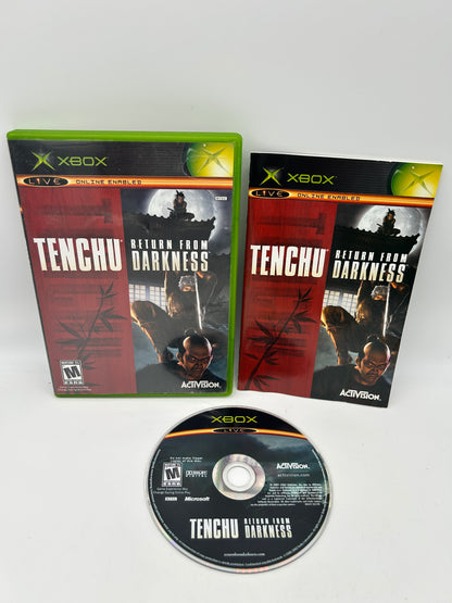 PiXEL-RETRO.COM : MICROSOFT XBOX COMPLETE CIB BOX MANUAL GAME NTSC TENCHU RETURN FROM DARKNESS