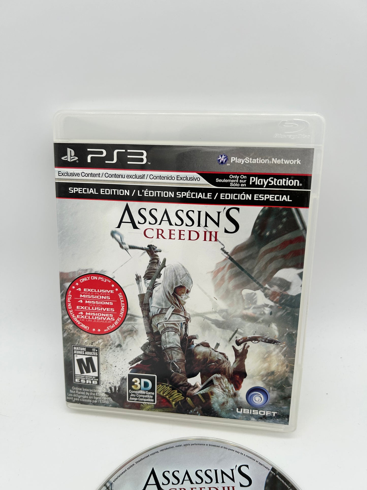 SONY PLAYSTATiON 3 [PS3] | ASSASSiNS CREED III | SPECiAL EDiTiON