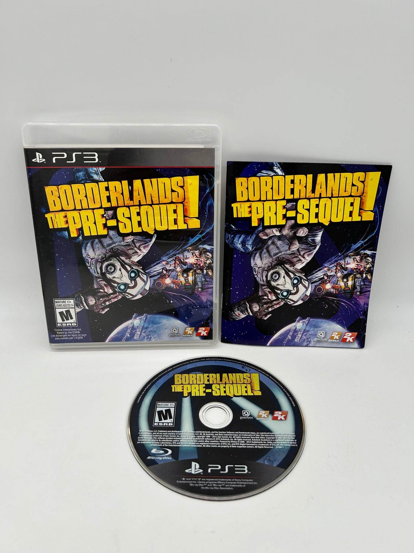 PiXEL-RETRO.COM : SONY PLAYSTATION 3 PS3 COMPLETE GAME BOX MANUAL NTSC BORDERLANDS THE PRE-SEQUEL