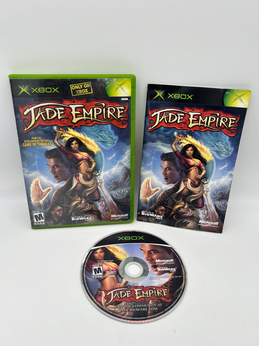 PiXEL-RETRO.COM : MICROSOFT XBOX COMPLETE CIB BOX MANUAL GAME NTSC JADE EMPIRE