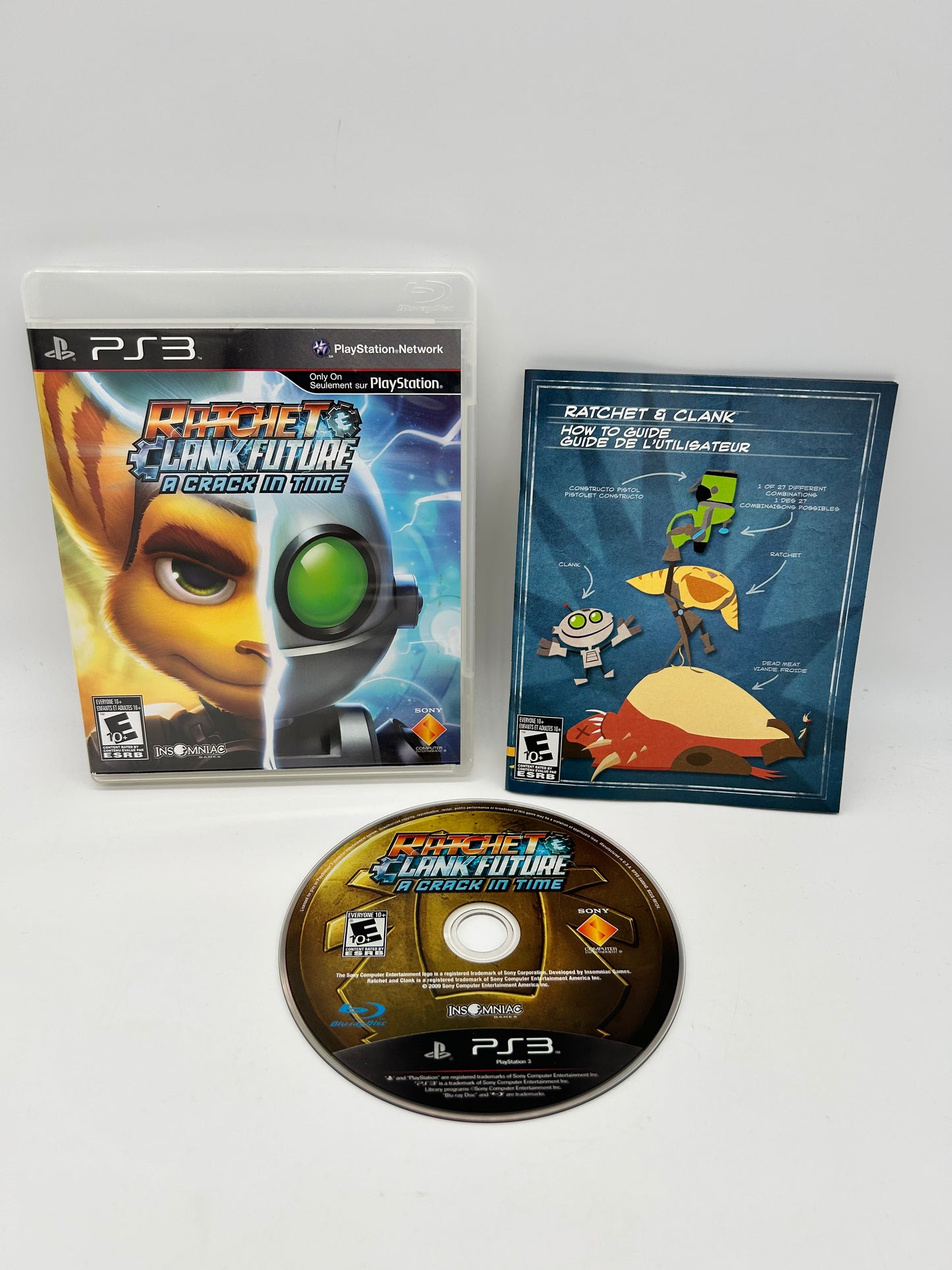 PiXEL-RETRO.COM : SONY PLAYSTATION 3 (PS3) COMPLET CIB BOX MANUAL GAME NTSC RATCHET CLANK A CRACK IN TIME