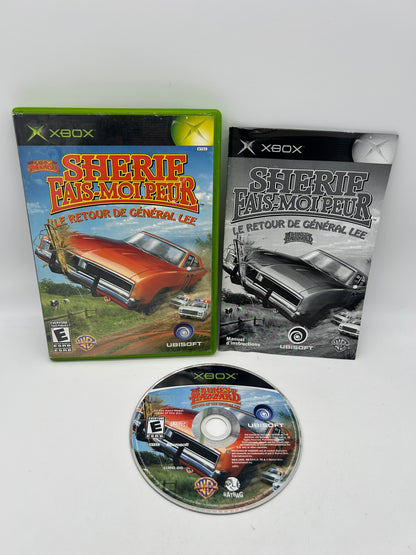 PiXEL-RETRO.COM : MICROSOFT XBOX COMPLETE CIB BOX MANUAL GAME NTSC DUKES OF HAZZARD THE RETURN OF GENERAL LEE
