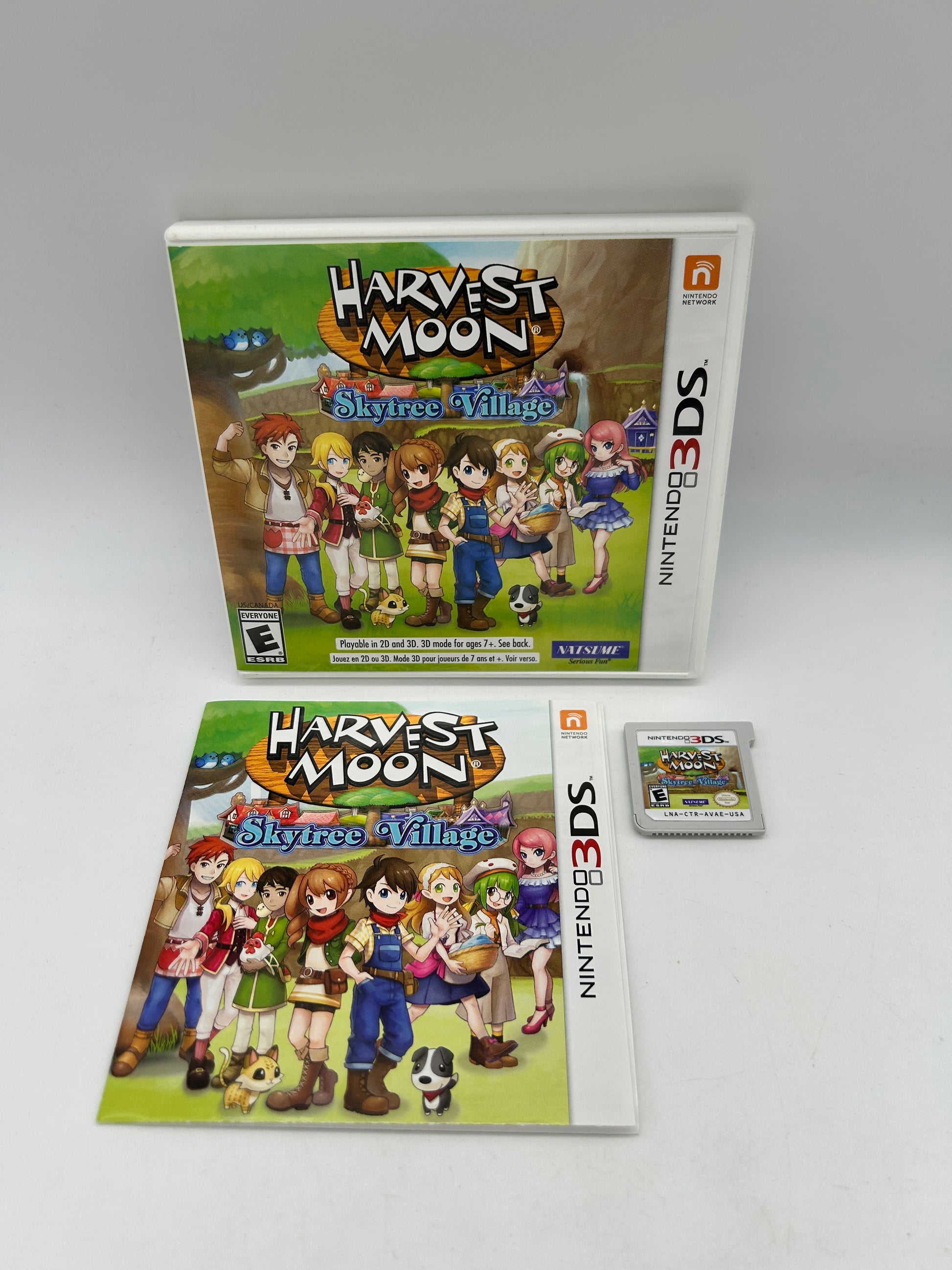PiXEL-RETRO.COM : NINTENDO 3DS (3DS) COMPLETE CIB BOX MANUAL GAME NTSC HARVEST MOON SKYTREE VILLAGE
