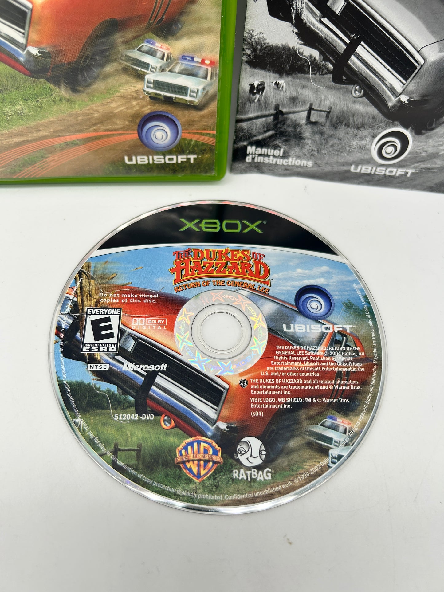 MICROSOFT XBOX ORIGINAL | THE DUKES OF HAZZARD RETURN OF THE GENERAL LEE