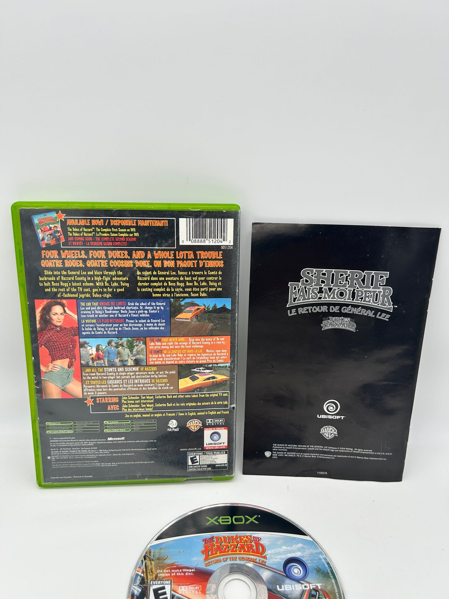 MICROSOFT XBOX ORIGINAL | THE DUKES OF HAZZARD RETURN OF THE GENERAL LEE