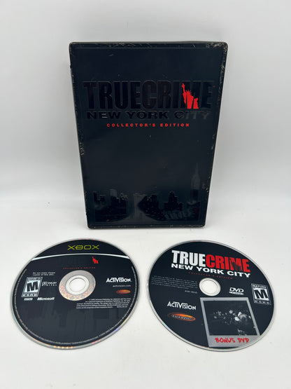 PiXEL-RETRO.COM : MICROSOFT XBOX COMPLETE CIB BOX MANUAL GAME NTSC TRUE CRIME NEW YORK CITY COLLECTOR'S EDITION