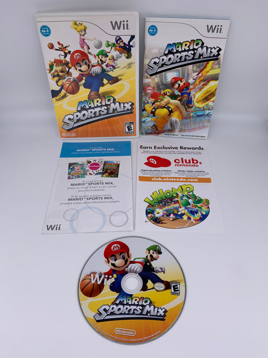 PiXEL-RETRO.COM : NINTENDO WII COMPLET CIB BOX MANUAL GAME NTSC MARIO SPORTS MIX