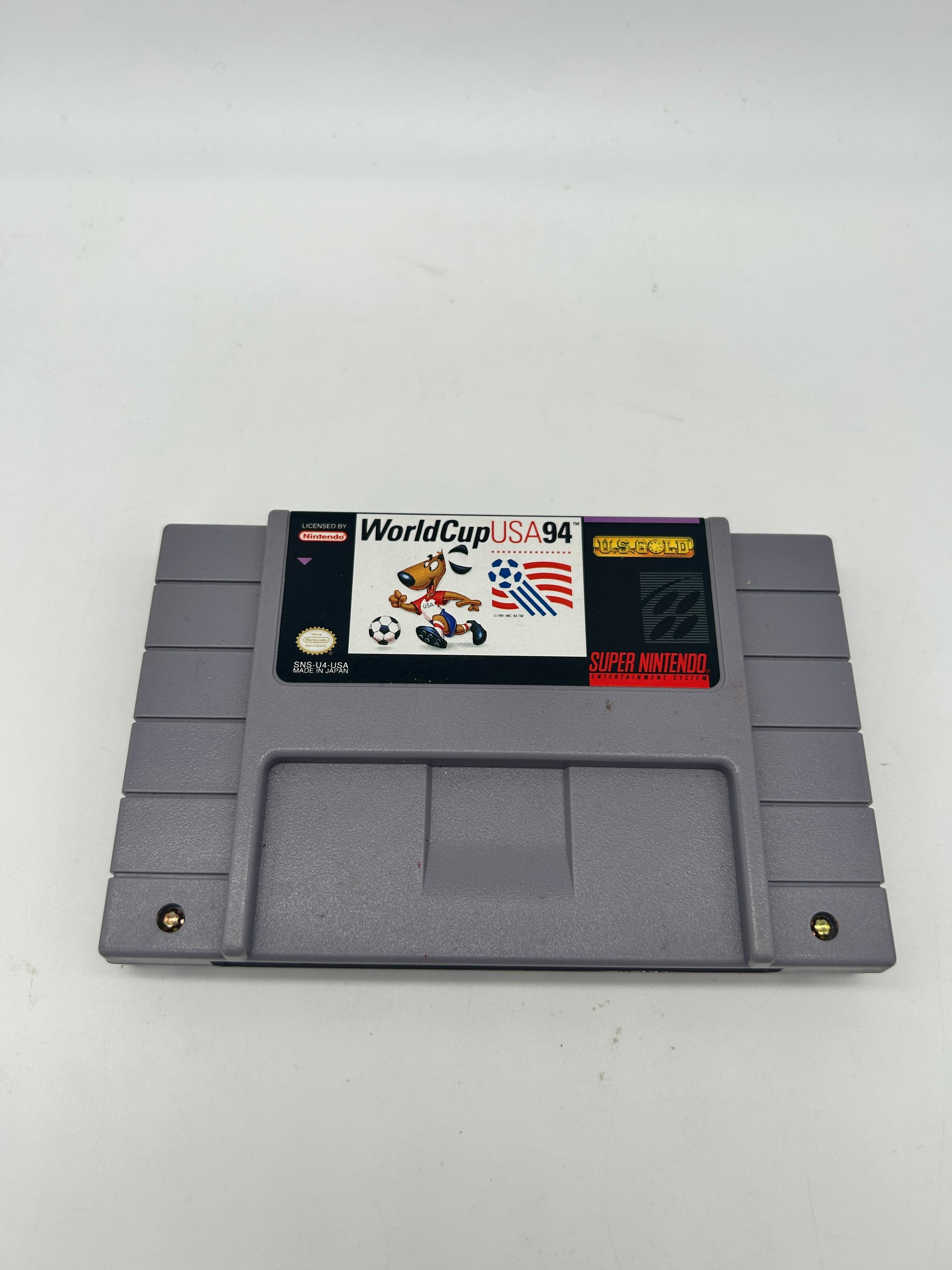PiXEL-RETRO.COM : SUPER NINTENDO NES (SNES) GAME NTSC WORLD CUP USA 94