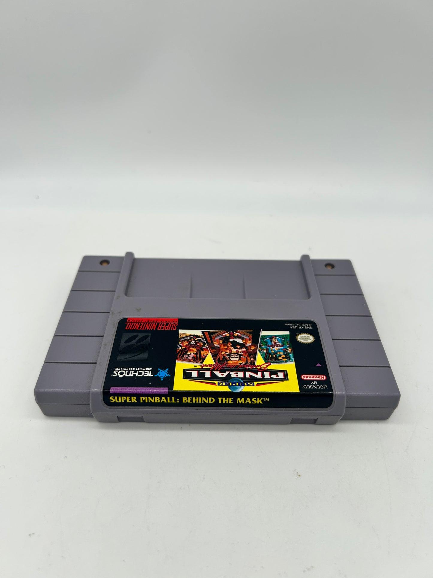 SUPER NiNTENDO [SNES] | SUPER PiNBALL BEHiND THE MASK