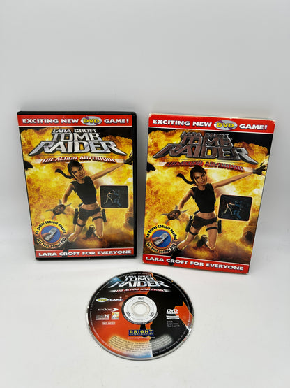 PiXEL-RETRO.COM : DVD GAME COMPLETE CIB BOX MANUAL GAME NTSC LARA CROFT TOMB RAIDER THE ACTION ADVENTURE