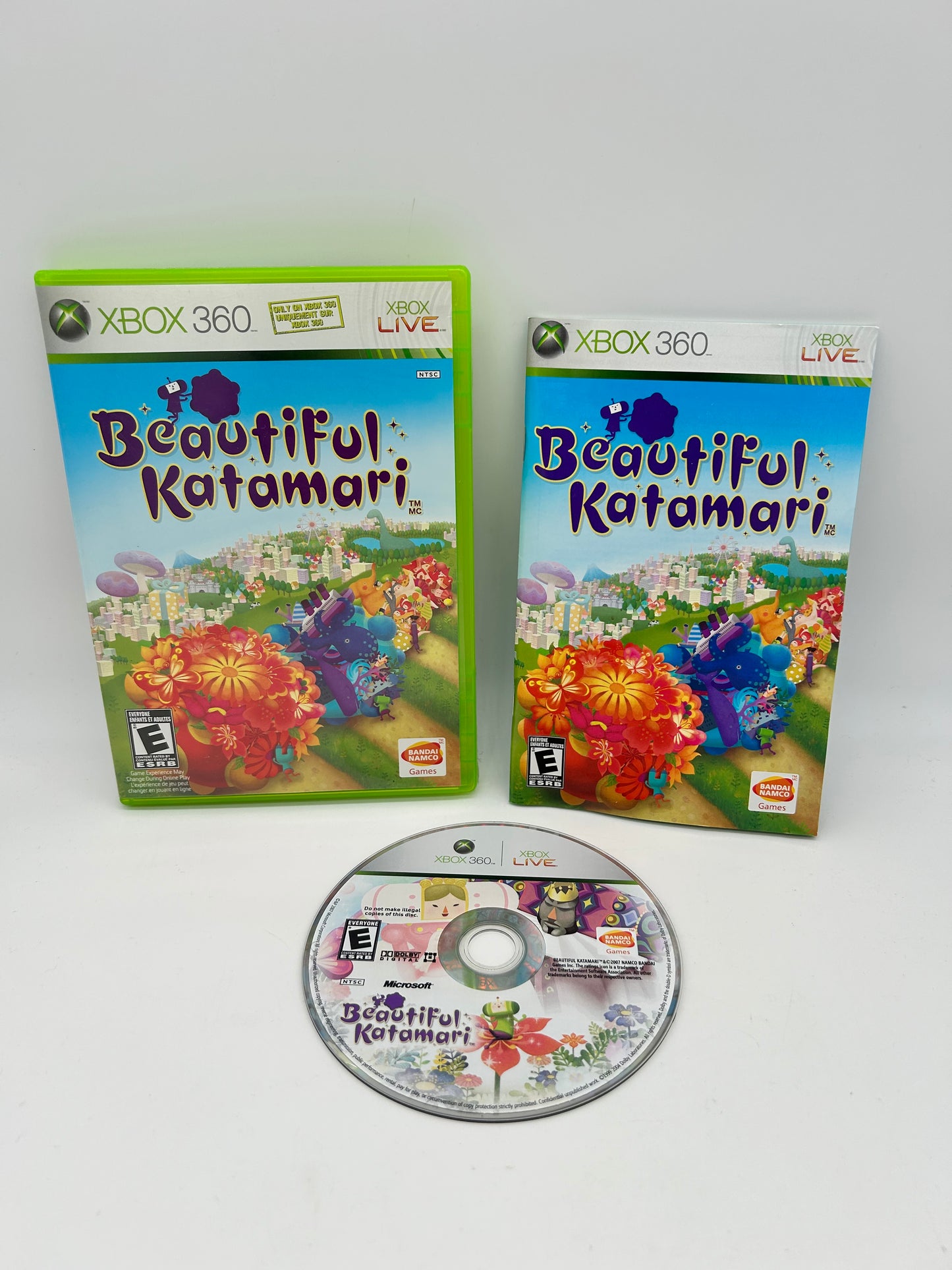 PiXEL-RETRO.COM : MICROSOFT XBOX 360 COMPLETE CIB BOX MANUAL GAME NTSC BEAUTIFUL KATAMARI