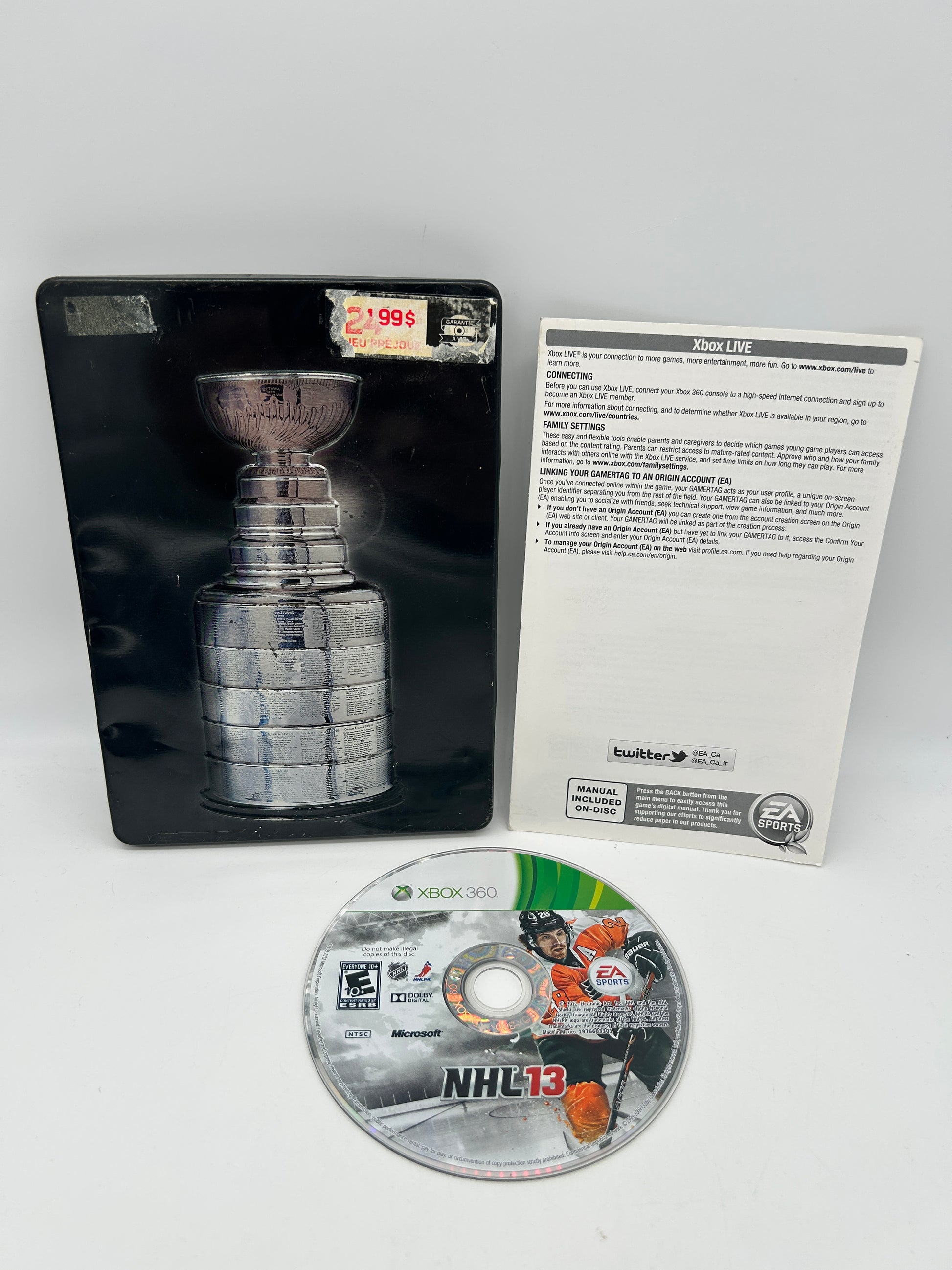 PiXEL-RETRO.COM : MICROSOFT XBOX 360 COMPLETE CIB BOX MANUAL GAME NTSC NHL 13