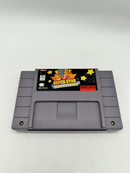 PiXEL-RETRO.COM : SUPER NINTENDO NES (SNES) GAME NTSC KIRBY SUPER STAR 8 GAMES IN ONE