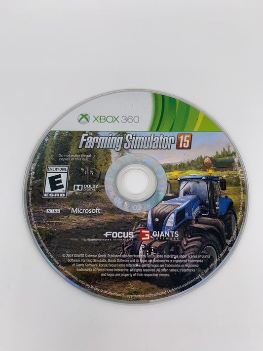 PiXEL-RETRO.COM : MICROSOFT XBOX 360 COMPLETE CIB BOX MANUAL GAME NTSC FARMING SIMULATOR 15