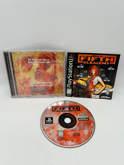 PiXEL-RETRO.COM : SONY PLAYSTATION 1 ORIGINAL PS1 COMPLETE GAME INSTRUCTION MANUAL BOX THE FIFTH ELEMENT GAME NTSC