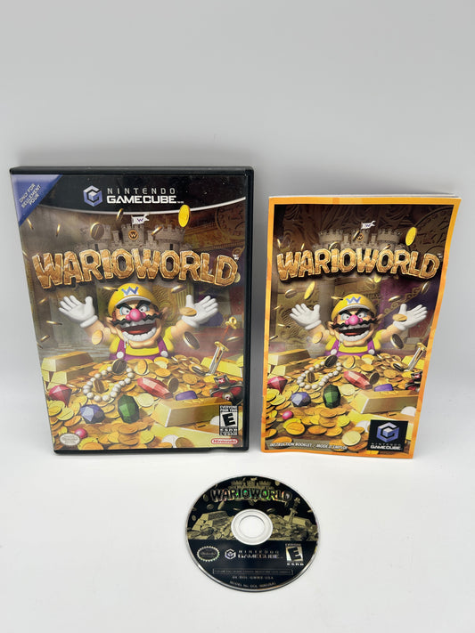 PiXEL-RETRO.COM : NINTENDO GAMECUBE COMPLETE CIB BOX MANUAL GAME WARIO WORLD