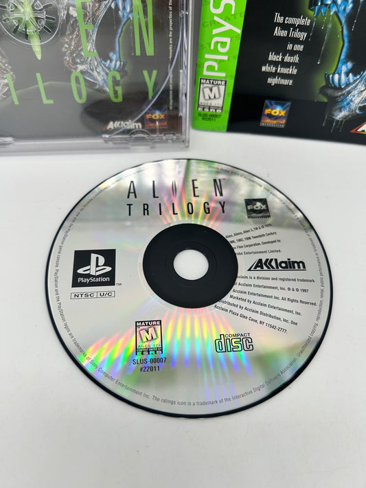 SONY PLAYSTATiON [PS1] | ALiEN TRiLOGY | GREATEST HiTS