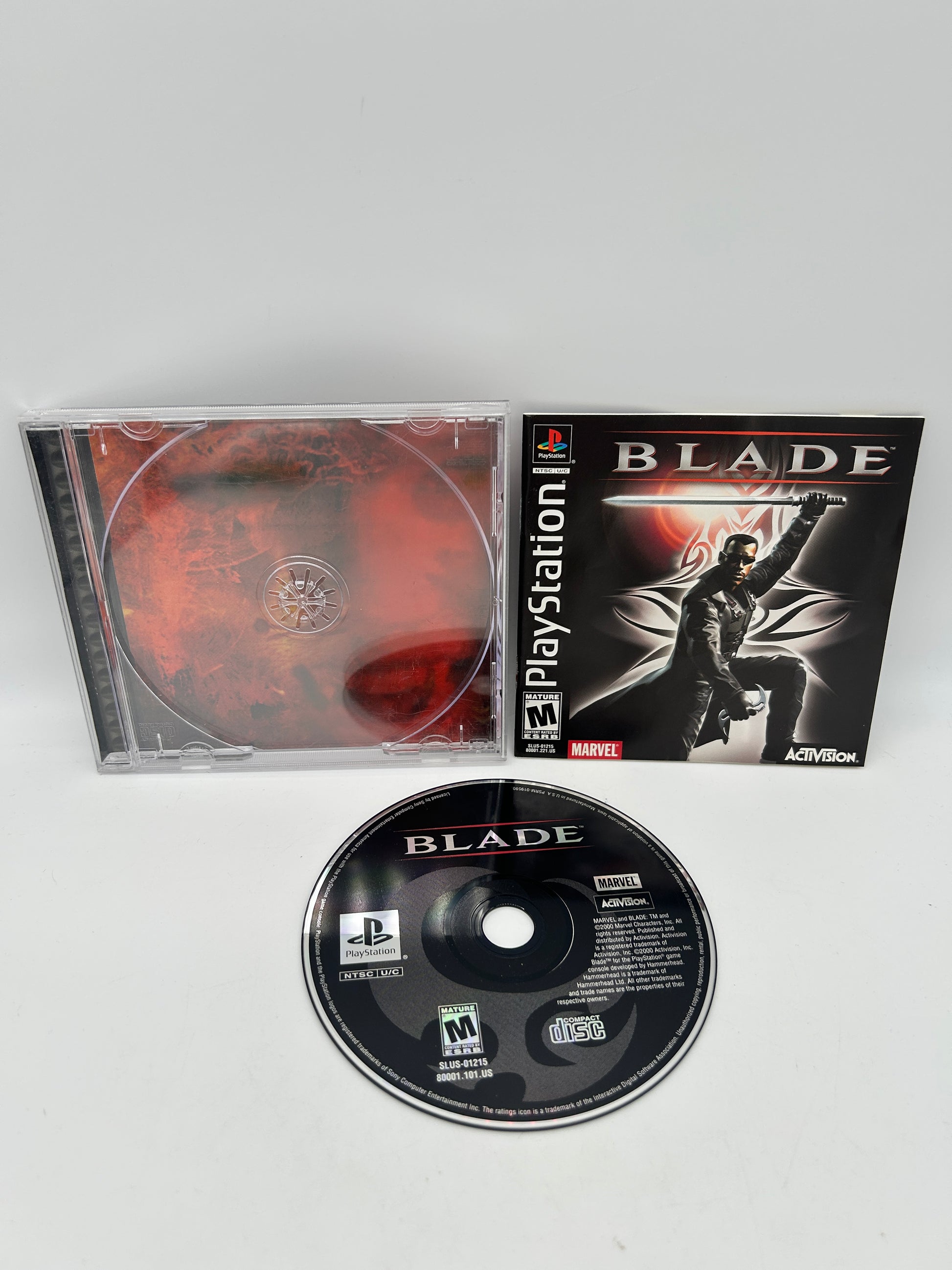 PiXEL-RETRO.COM : SONY PLAYSTATION 1 ORIGINAL PS1 COMPLETE GAME INSTRUCTION MANUAL BOX GAME NTSC BLADE