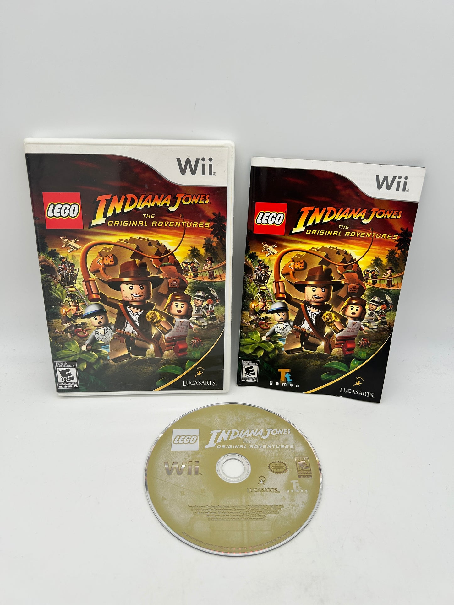 PiXEL-RETRO.COM : NINTENDO WII COMPLET CIB BOX MANUAL GAME NTSC LEGO INDIANA JONES THE ORIGINAL ADVENTURES