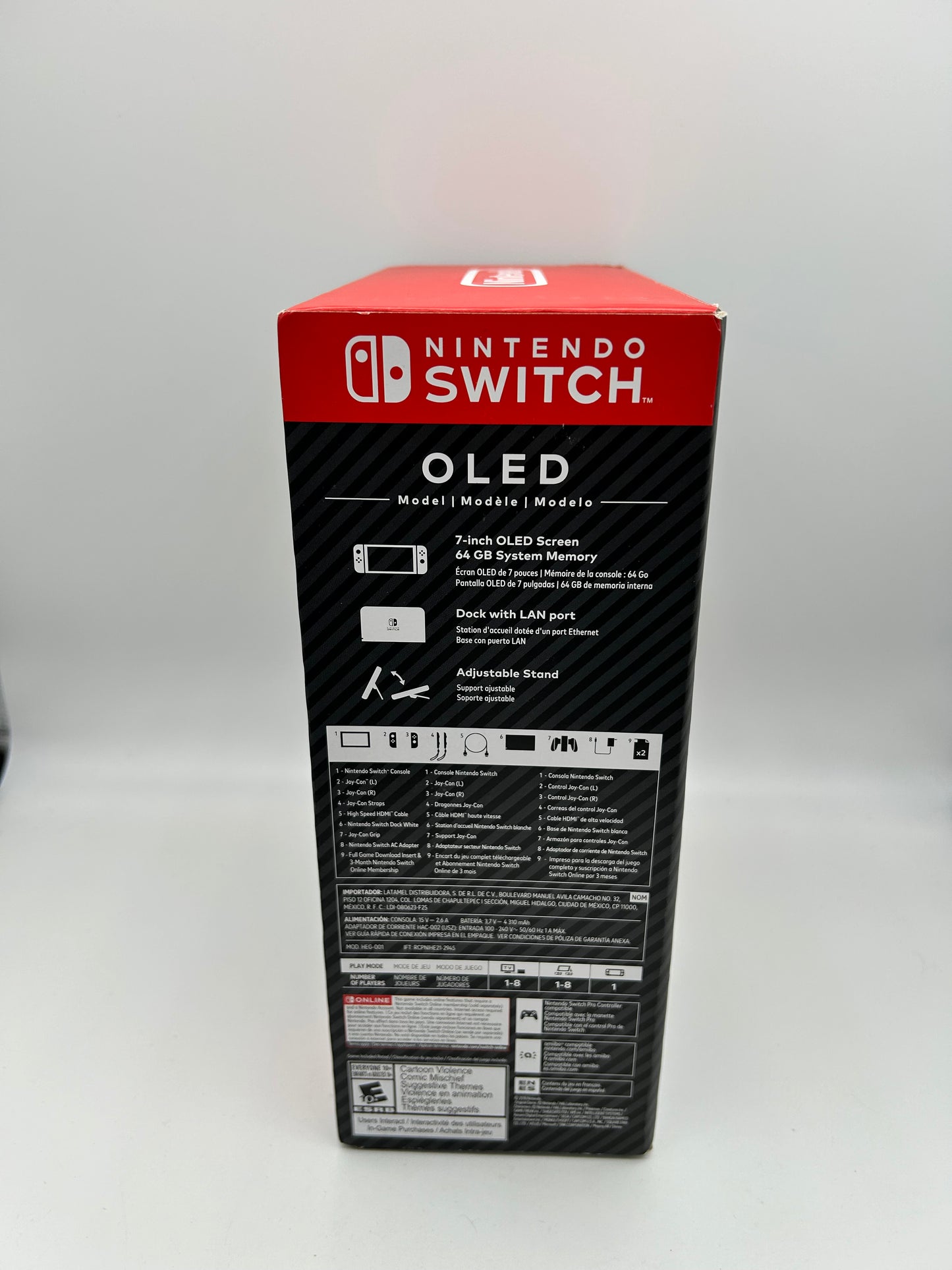 NiNTENDO SWiTCH CONSOLE | MODEL OLED | SUPER SMASH BROS ULTiMATE EDiTiON