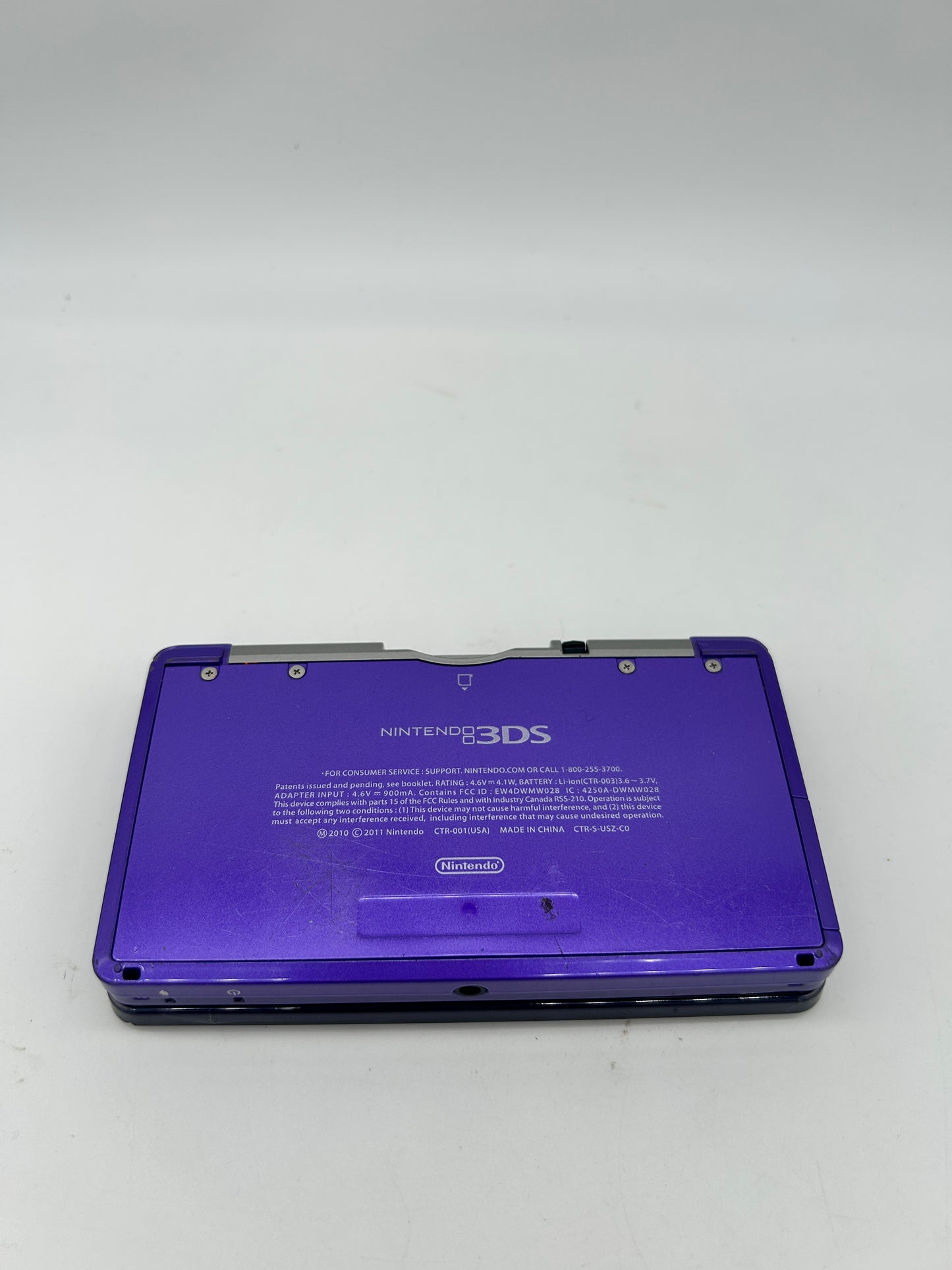 NINTENDO 3DS CONSOLE | MIDNIGHT PURPLE MODEL CTR-001(USA)