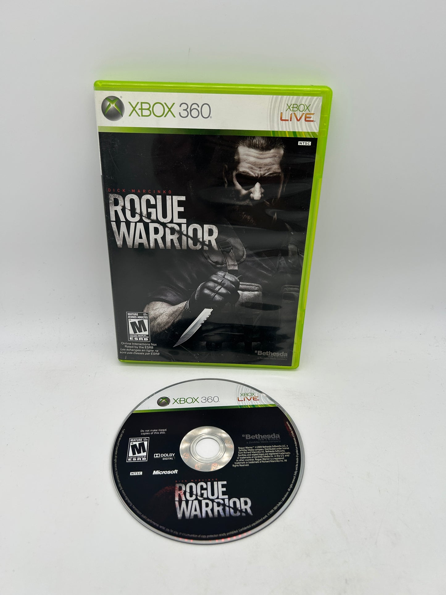 PiXEL-RETRO.COM : MICROSOFT XBOX 360 COMPLETE CIB BOX MANUAL GAME NTSC ROGUE WARRIOR