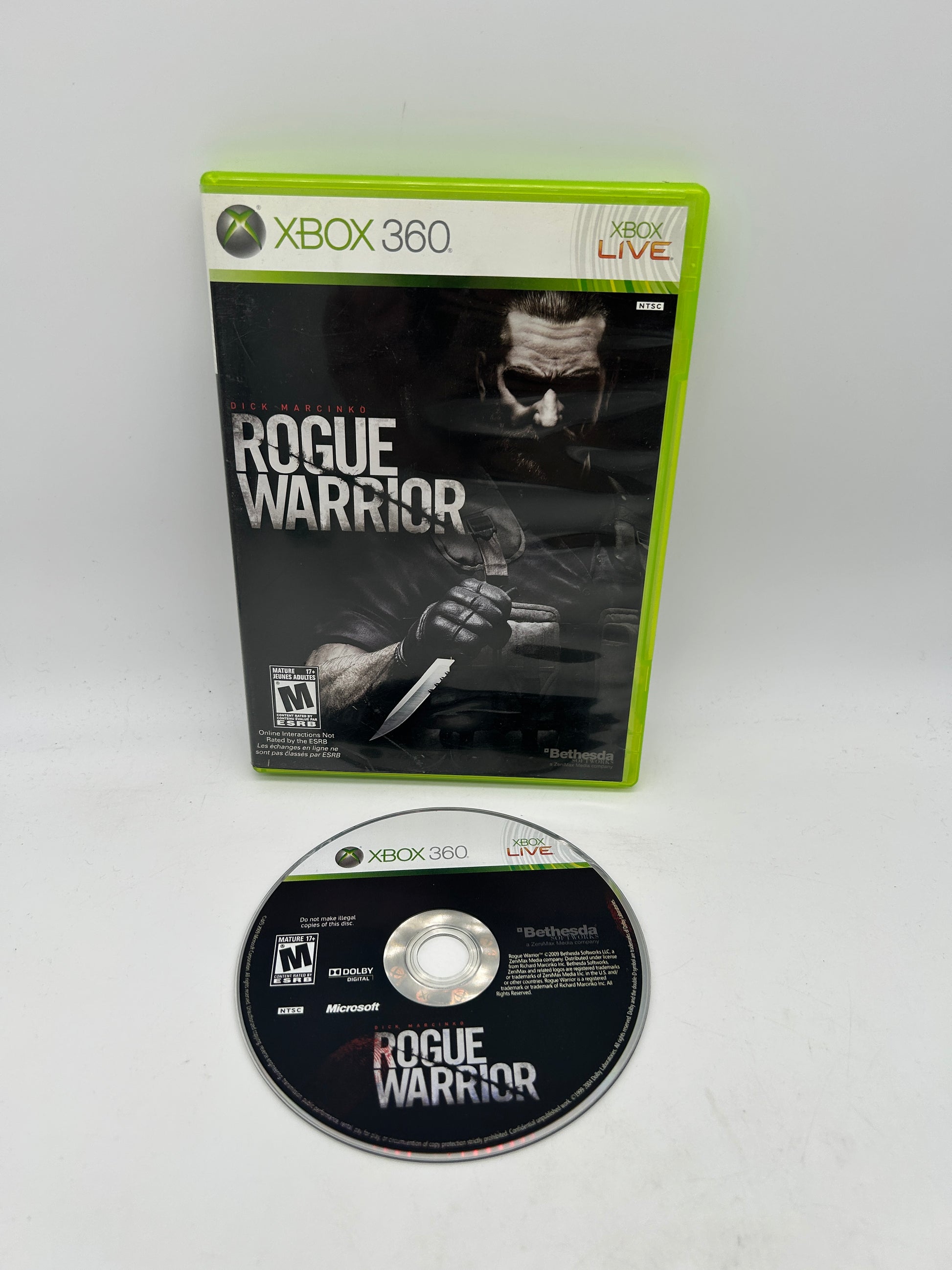 PiXEL-RETRO.COM : MICROSOFT XBOX 360 COMPLETE CIB BOX MANUAL GAME NTSC ROGUE WARRIOR