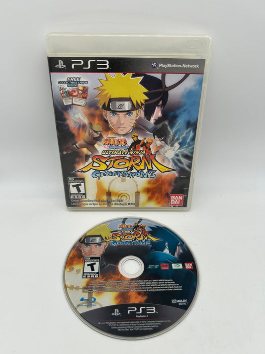 PiXEL-RETRO.COM : SONY PLAYSTATION 3 (PS3) COMPLET CIB BOX MANUAL GAME NTSC NARUTO SHiPPUDEN ULTiMATE NiNJA STORM GENERATiONS