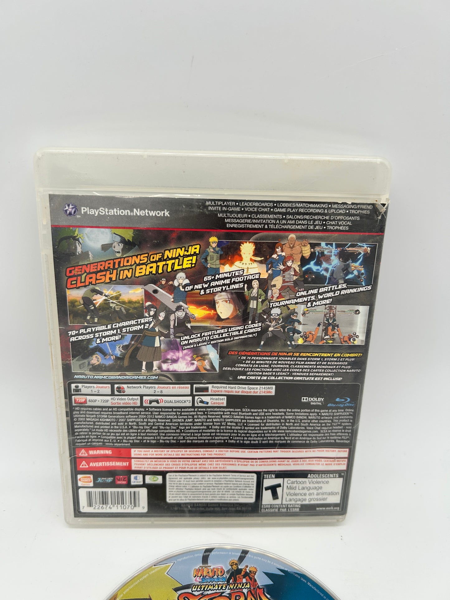 SONY PLAYSTATION 3 [PS3] | NARUTO SHIPPUDEN ULTIMATE NINJA STORM GENERATIONS