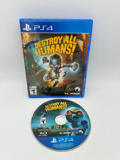 PiXEL-RETRO.COM : SONY PLAYSTATION 4 (PS4) COMPLETE CIB BOX MANUAL GAME NTSC DESTROY ALL HUMANS
