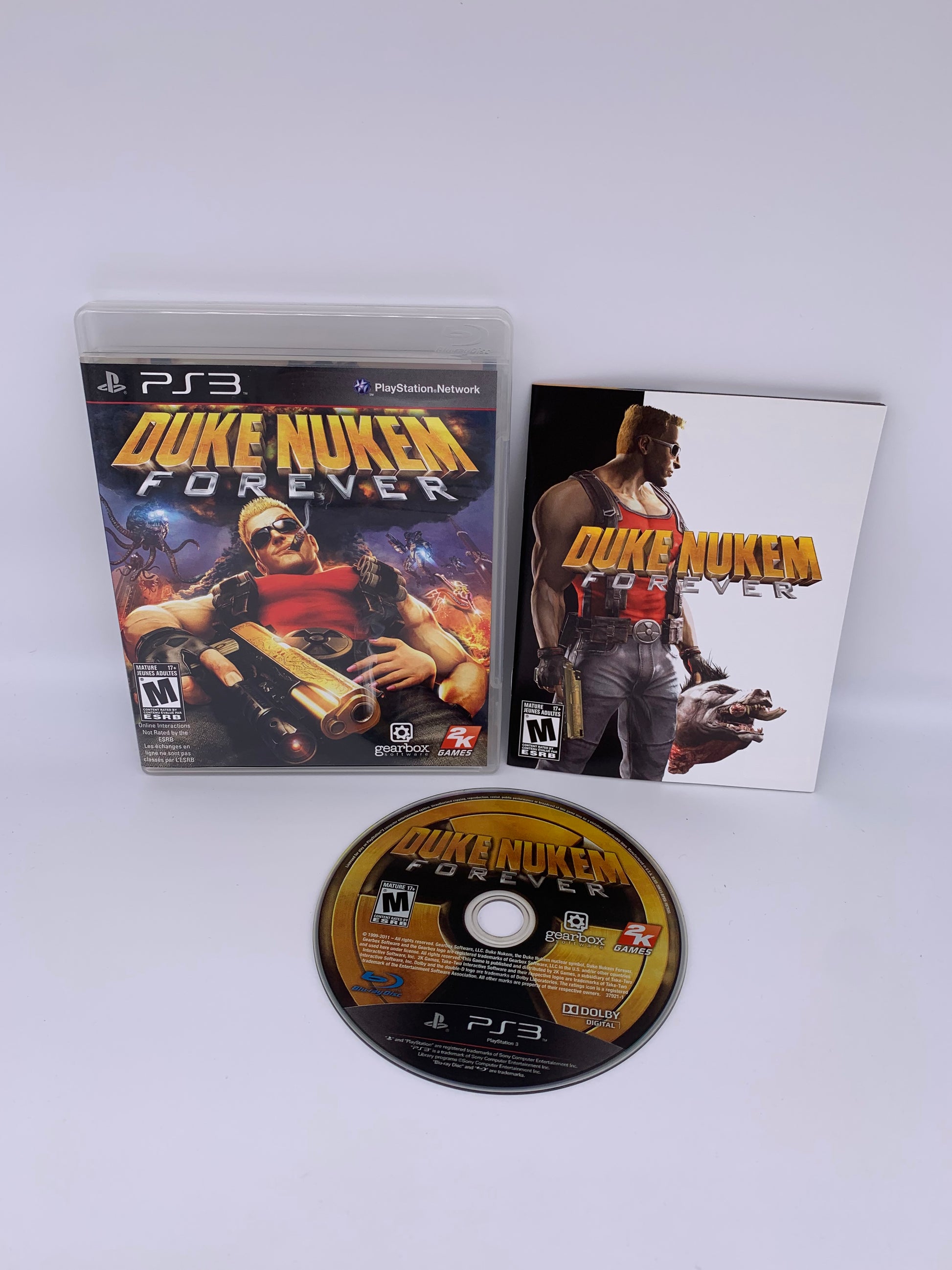 PiXEL-RETRO.COM : SONY PLAYSTATION 3 (PS3) COMPLET CIB BOX MANUAL GAME NTSC DUKE NUKEM FOREVER