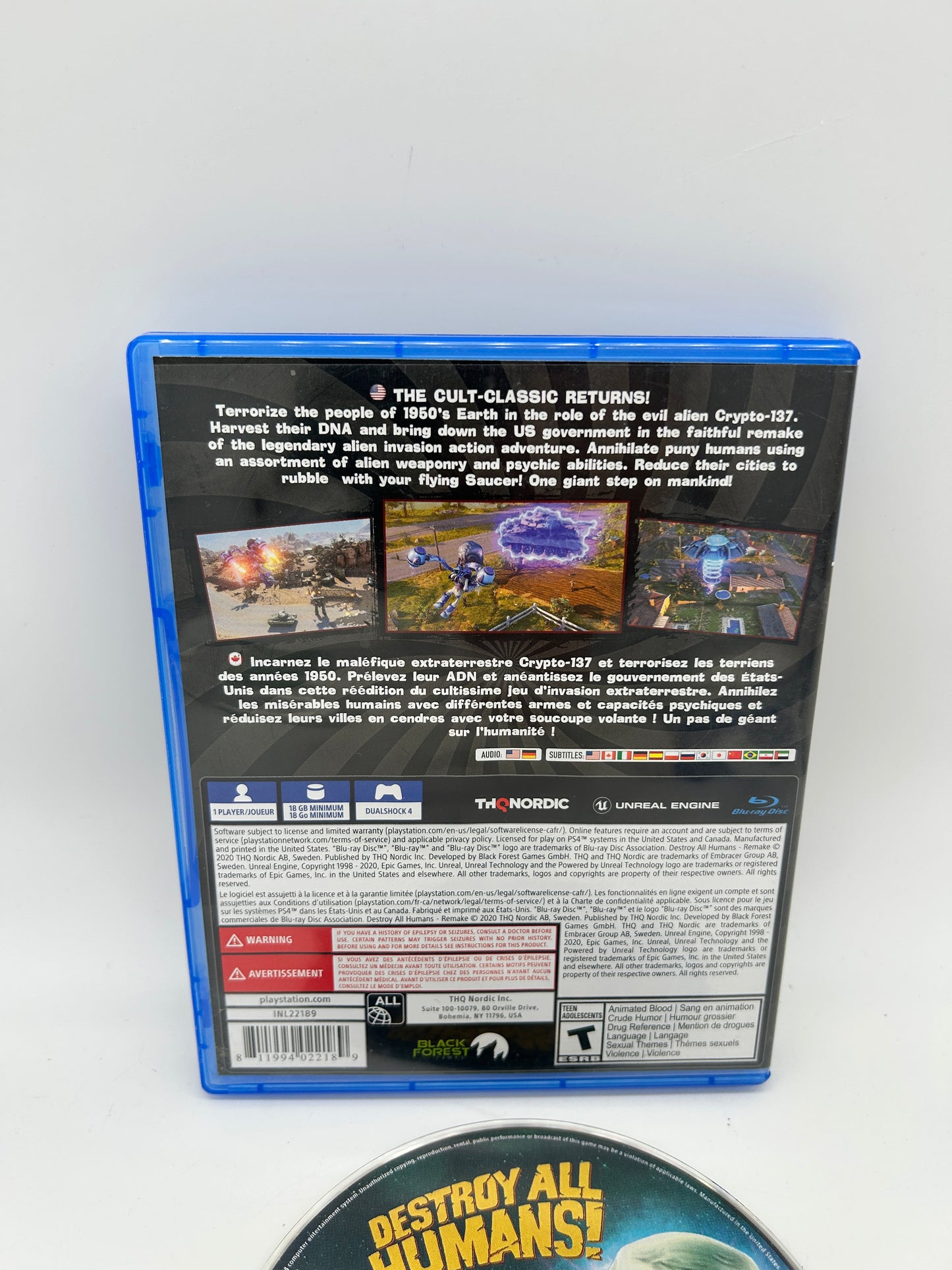 SONY PLAYSTATiON 4 [PS4] | DESTROY ALL HUMANS