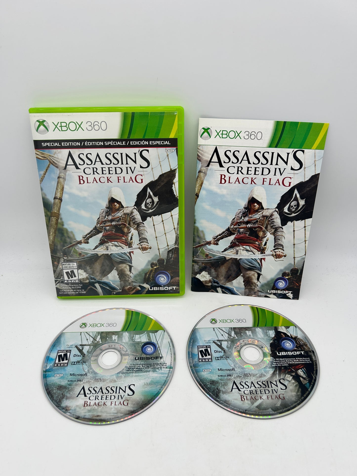 PiXEL-RETRO.COM : MICROSOFT XBOX 360 COMPLETE CIB BOX MANUAL GAME NTSC ASSASSIN'S CREED IV BLACK FLAG
