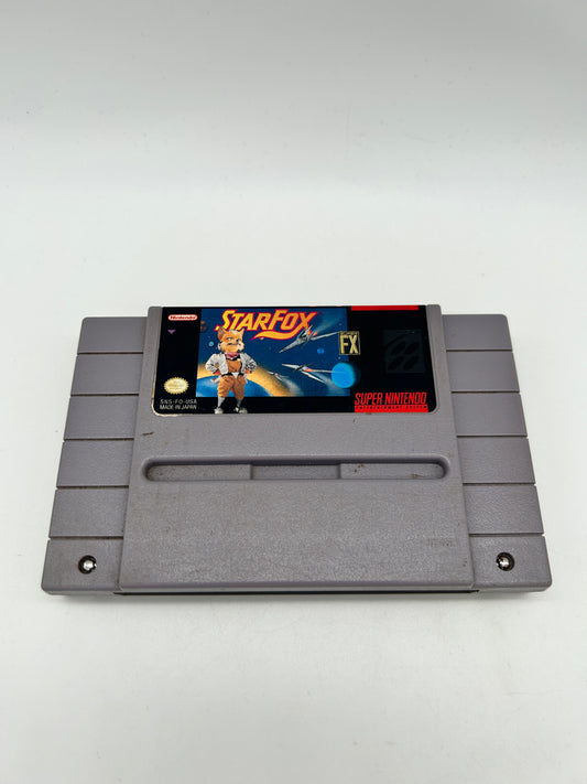 PiXEL-RETRO.COM : SUPER NINTENDO NES (SNES) GAME NTSC STAR FOX STARFOX